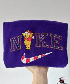 Nike Winnie the Pooh Embroidered Christmas Sweatshirt 6