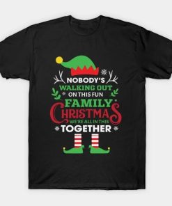 Nobody’s walking out on this fun old fashioned Christmas T-Shirt