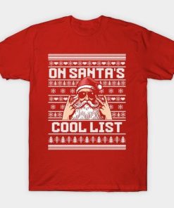 On Santa’s Cool List Christmas shirt
