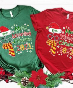 Personalized Harry Potter Wizard Christmas Shirt, Harry Xmas Gifts