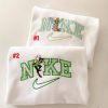 Peter Pan x Tinkerbell Embroidered Hoodie, Trendy Nike Couple Embroidered Sweatshirt
