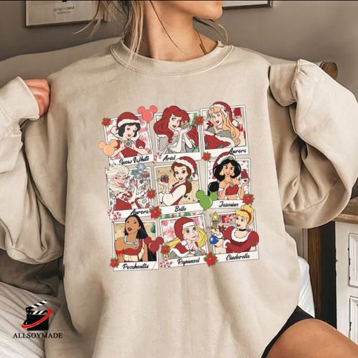 Princess Christmas Sweatshirt, Disney Holiday Shirt