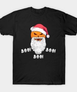 Pumpkin Santa Boo Boo Boo Chistmas shirt