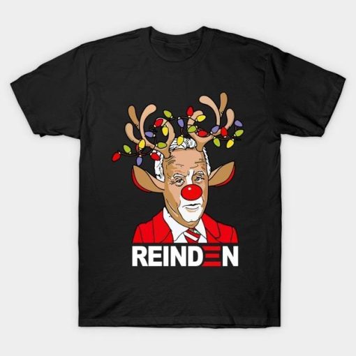 Reinden Santa Claus Biden Christmas shirt