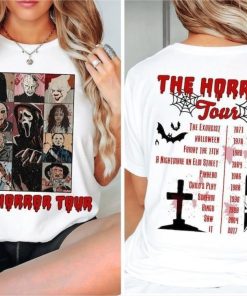 Retro Character Movie The Horror Tour T Shirt, Cheap Halloween Horror Nights Shirts
