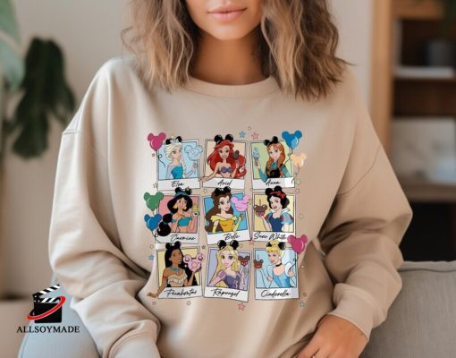 Retro Disney Princess Sweatshirt, Disney Trip Shirt