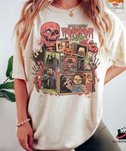 Retro Horror Movies Horror Night Halloween T Shirt, Halloween Gift Ideas For Adults