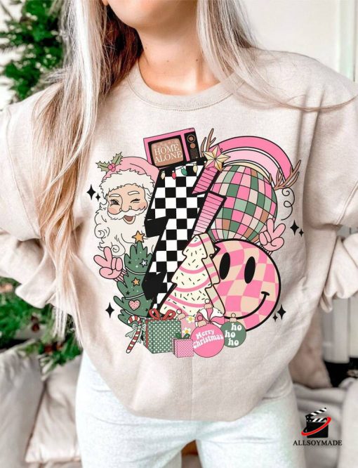Retro Santa Claus Christmas Sweatshirt