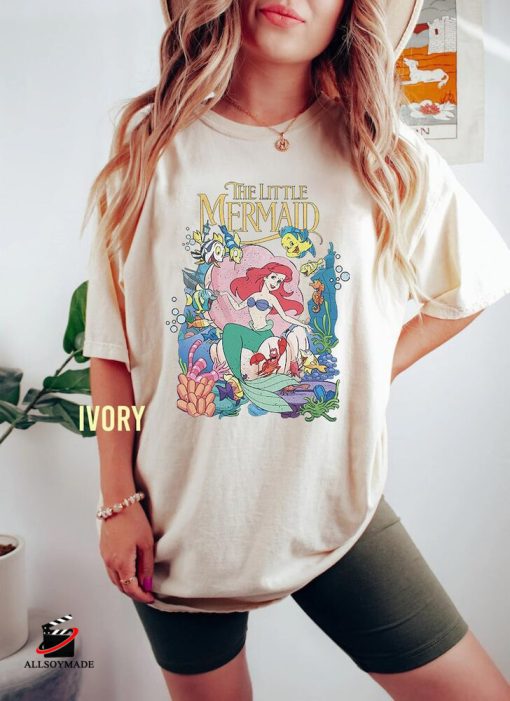 Retro Vintage Little Mermaid Shirts, Disneyworld Shirt