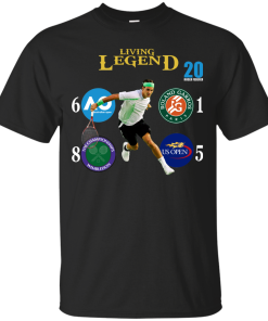 Roger Federer 20 – Living Legend Shirt, Hoodie, Tank