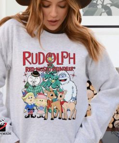 Rudolph The Red Nosed Reindeer Christmas Sweatshirt 2 Rudolph The Red Nosed Reindeer Christmas Sweatshirt 3