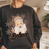 Santa Believe Sweatshirt, Santa Claus Sweater