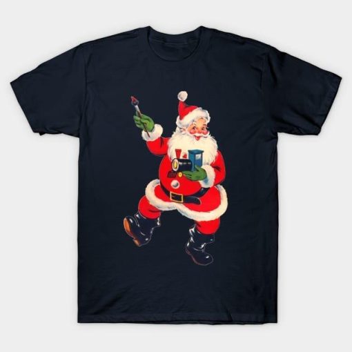 Santa Christmas retro shirt