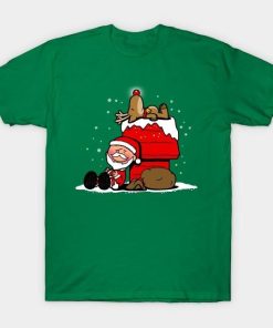 Santa Claus And Rudolph Winter Snow Christmas shirt
