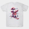 Santa Claus Skiing Christmas shirt