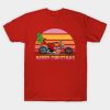 Santa Claus are driving motorcycle Merry Christmas shirt