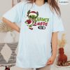 Santa Stitch Grinch Christmas Mode On Shirt, Stitch Xmas Tee