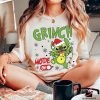 Santa Stitch Grinch Mode On Sweatshirt