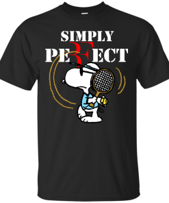 Snoopy – Roger Federer – Simply Perfect Shirt, Hoodie, Tank