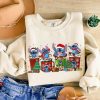 Stitch Coffee Latte Sweatshirt, Stitch Cozy Drink