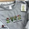 Stitch Grinch Not Going Embroidered Sweatshirt