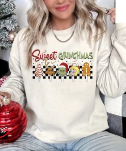 Sweet Grinchmas Grinch Family Squat Sweatshirt, Matching Family Christmas