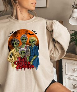 The Golden Ghouls Womens Halloween Graphic Tees, Halloween Gifts For Girlfriend