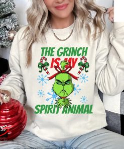 The Grinch is My Spirit Animal Christmas Sweatshirt