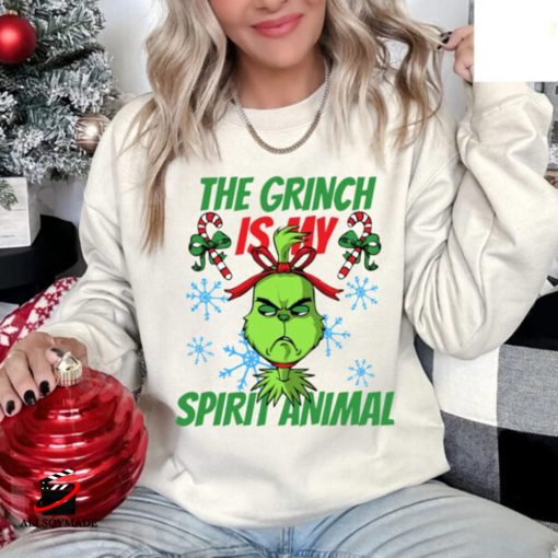 The Grinch is My Spirit Animal Christmas Sweatshirt