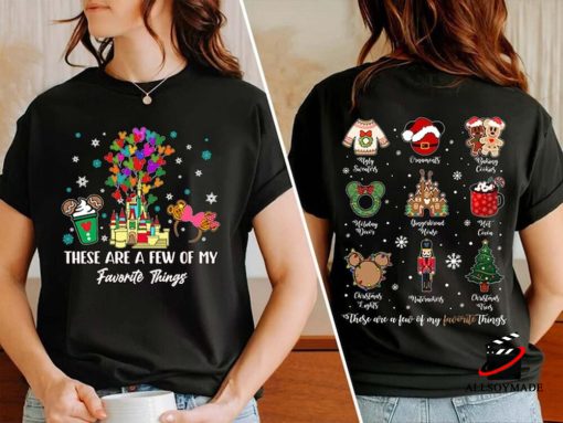 These Are a Few of my Favorite Things Disneyland Christmas Sweatshirt, Christmas Castle Shirt