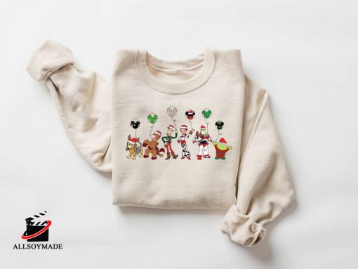 Toy Story Christmas Sweatshirt, Christmas Toy Story Characters Sweater