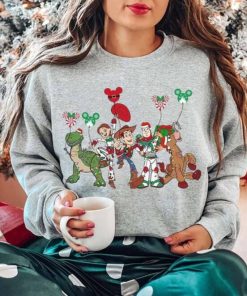 Toy Story Friends Christmas Sweatshirt, Toy Story Characters Sweatshirt