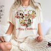 Vintage Disney Princess Christmas Shirt, Mickey Ears Shirt