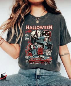 Vintage Halloween Michael Myers T Shirt, Halloween Gifts For Adults