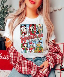 Vintage Mickey And Friends Christmas Tree Shirt