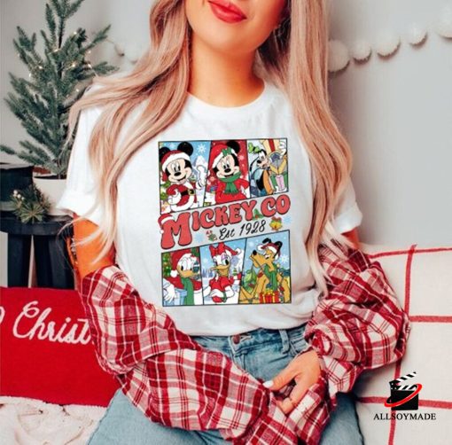 Vintage Mickey And Friends Christmas Tree Shirt