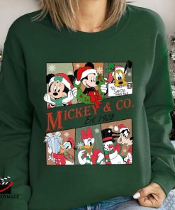 Vintage Mickey and Friends Christmas Sweatshirt, Disneyland Christmas Tee 3 Vintage Mickey and Friends Christmas Sweatshirt Disneyland Christmas Tee 4