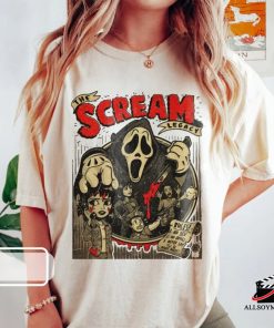 Vintage Scream Halloween Movie Shirt, Halloween Gift Ideas For Adults