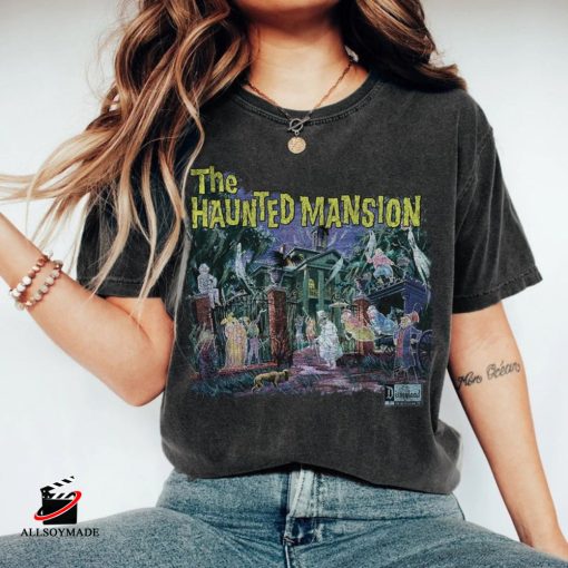 Vintage The Haunted Mansion 1969 T Shirt, Halloween Gifts For Adults