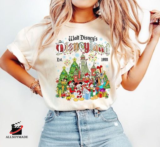 Vintage Walt Disneyworld Christmas Shirt, Xmas Gifts