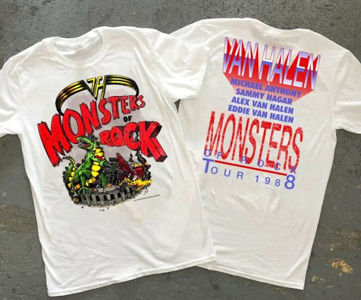 1988 Van Halen Monsters Of Rock Tour T-Shirt