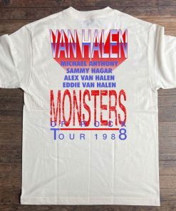 1988 Van Halen Monsters Of Rock Tour T-Shirt 2 1988 Van Halen Monsters Of Rock Tour T Shirt 3