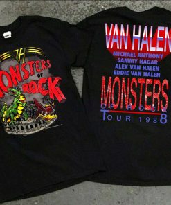 1988 Van Halen Monsters Of Rock Tour T-Shirt 3 1988 Van Halen Monsters Of Rock Tour T Shirt 4