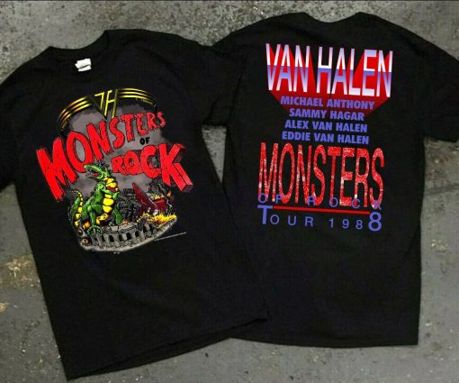 1988 Van Halen Monsters Of Rock Tour T-Shirt