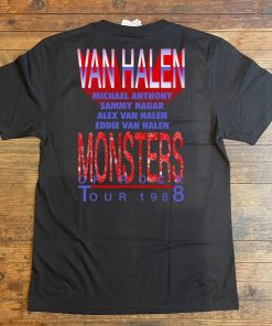 1988 Van Halen Monsters Of Rock Tour T-Shirt 5 1988 Van Halen Monsters Of Rock Tour T Shirt 6