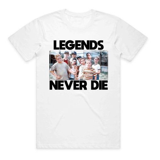 1990s Sandlot Legends Never Die Squad Crew Shirt