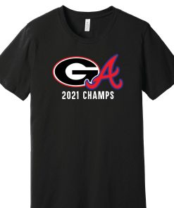 2021 Champions UGA Bulldogs Braves T-Shirt 2 2021 Champions UGA Bulldogs Braves T Shirt 3