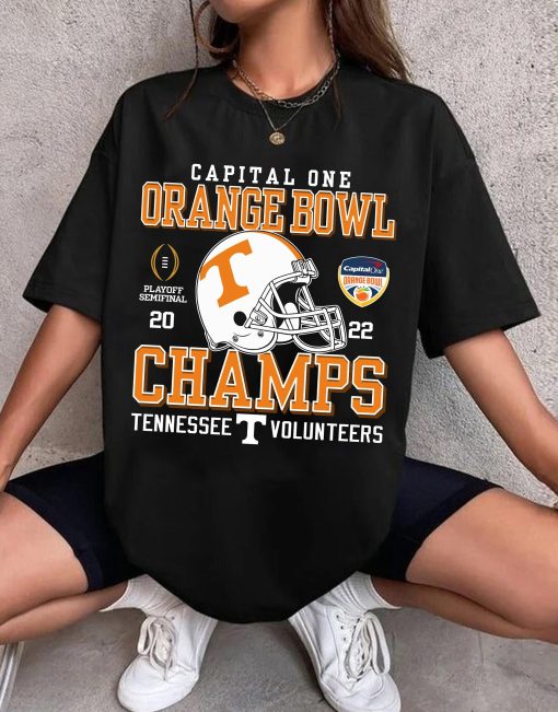 2022 Tennessee Volunteers Champions Orange Bowl Matchup Old School Tee