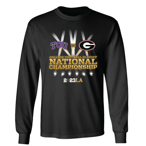 2023 National Championship College Football Playoff Long Sleeve T-Shirt