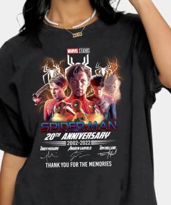 20th Anniversary Three Spiderman T-Shirt